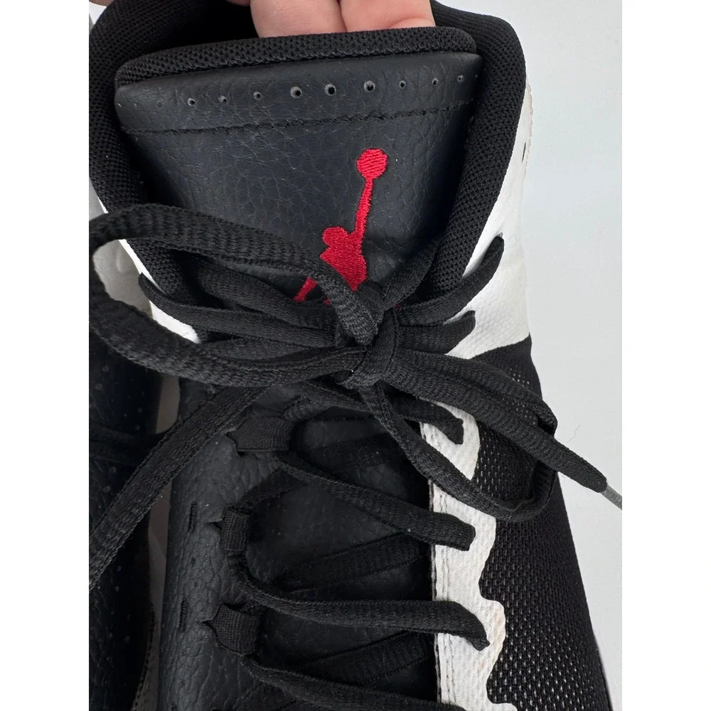 Jordan Rising High Basketball Shoes‎ Mens 17 Black White 819163-002